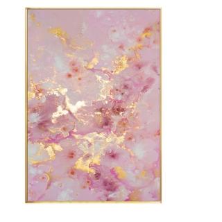 【JEN】北歐創意粉色系流彩壁畫掛畫裝飾畫30*40cm