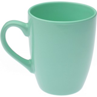 【VERSA】陶製馬克杯 青綠350ml(水杯 茶杯 咖啡杯)