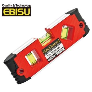 【EBISU】防震強磁水平尺 -150mm-紅(ED-15GTLMR)