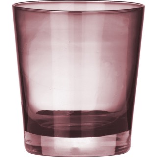【Premier】輕透玻璃杯 酒紅400ml(水杯 茶杯 咖啡杯)