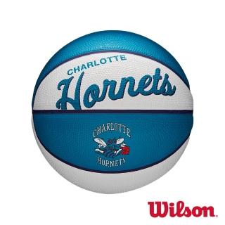 【WILSON】NBA隊徽系列 復古黃蜂隊 橡膠 籃球(3號球)