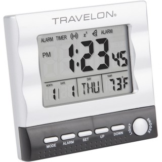 【Travelon】多功能LED鬧時鐘(時鐘 鬧鐘)
