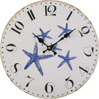 【VERSA】復古掛鐘 海星29cm(壁掛時鐘)