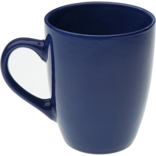 【VERSA】陶製馬克杯 寶藍350ml(水杯 茶杯 咖啡杯)