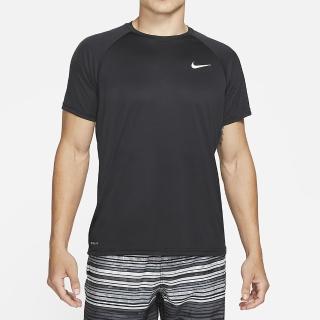 【NIKE 耐吉】Nike Essential 男 T恤 短袖 防曬衣 抗UV 排汗 乾爽 舒適 黑(NESSA586-001)