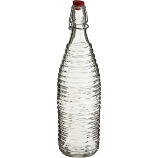 【Premier】扣式密封玻璃水瓶 螺紋1L(水壺)
