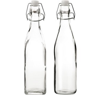 【IBILI】Kristall扣式密封玻璃瓶 500ml(水壺)