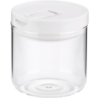 【KELA】壓扣式玻璃密封罐 白600ml(保鮮罐 咖啡罐 收納罐 零食罐 儲物罐)