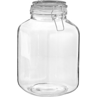 【Premier】扣式玻璃密封罐 3L(保鮮罐 咖啡罐 收納罐 零食罐 儲物罐)