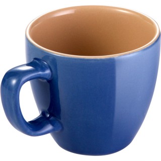【TESCOMA】濃縮咖啡杯 藍棕80ml(義式咖啡杯 午茶杯)