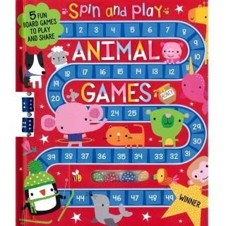 【Song Baby】Spin And Play：Animal Games 動物桌遊(遊戲書)