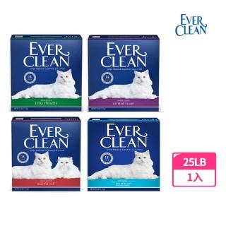 【EverClean 藍鑽】強效凝結除臭貓砂25LB(美規)
