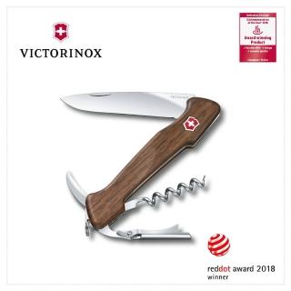 【VICTORINOX 瑞士維氏】Wine Master 6用胡桃木瑞士刀/130mm(0.9701.63)