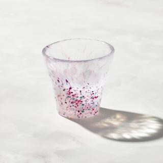 【有種創意食器】日本富硝子 - 手作浮世自由杯 - 櫻粉(170ml)