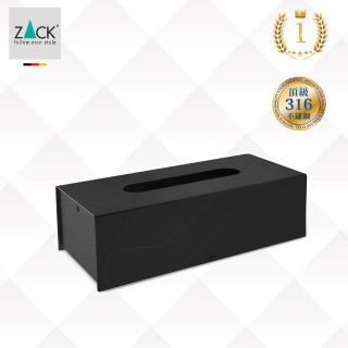 【ZACK】衛生紙盒-啞光黑(316不鏽鋼-ZK-P40541)