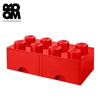 【Room Copenhagen】樂高 LEGO 八凸抽屜收納箱-紅色(40061730)