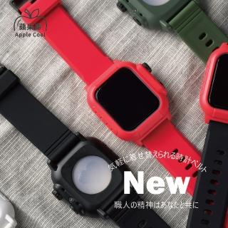 【蘋果庫Apple Cool】Apple Watch S6/SE/5/4 44mm 一體成型運動硅膠錶殼