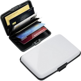 【REFLECTS】RFID硬殼防護證件卡片盒 白(卡片夾 識別證夾 名片夾 RFID辨識)