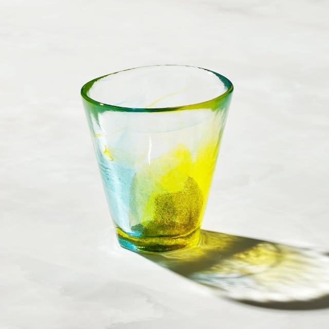 【有種創意食器】日本富硝子 - 手作夏日六角冰晶杯 - 檸檬蘇打(170ml)