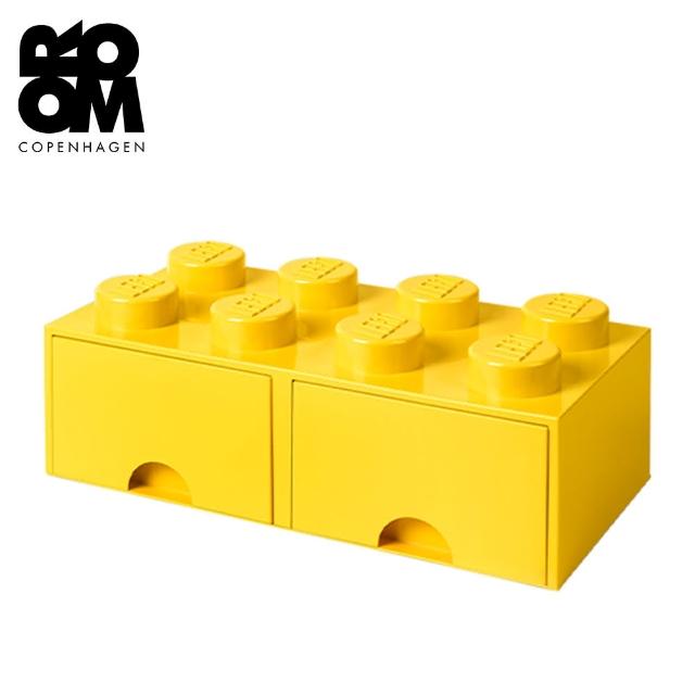 【Room Copenhagen】樂高 LEGO 八凸抽屜收納箱-黃色(40061732)