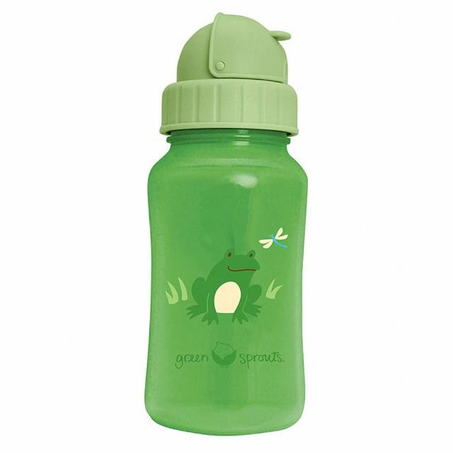 【green sprouts 小綠芽】兩用防漏吸管杯/水瓶杯 300ML _草綠色(GS124361-3)