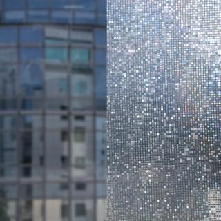 【MEIWA】日本製 明和抗UV窗貼 壁貼-馬賽克磚92*100CM(隔熱 省電 隱密 美化)