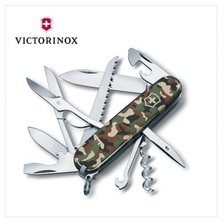 【VICTORINOX 瑞士維氏】15用 森林迷彩瑞士刀 91mm(1.3713.94)