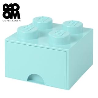 【Room Copenhagen】樂高 LEGO 四凸抽屜收納箱-水藍色(40051742)