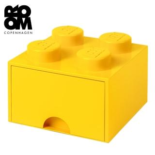 【Room Copenhagen】樂高 LEGO 四凸抽屜收納箱-黃色(40051732)