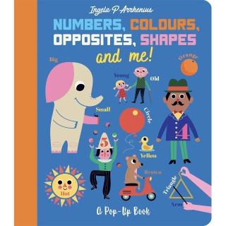 【Song Baby】Numbers Colours Opposites Shapes And Me! A Pop Up Book 基本概念立體書(遊戲書)