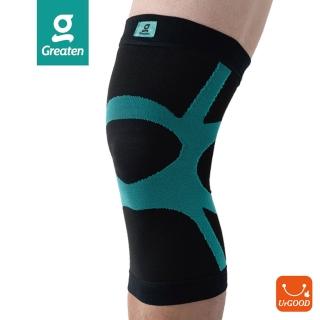 【Greaten極騰】ET-FIT 貼紮設計分段加壓壓縮護膝PP0002KN(1只)