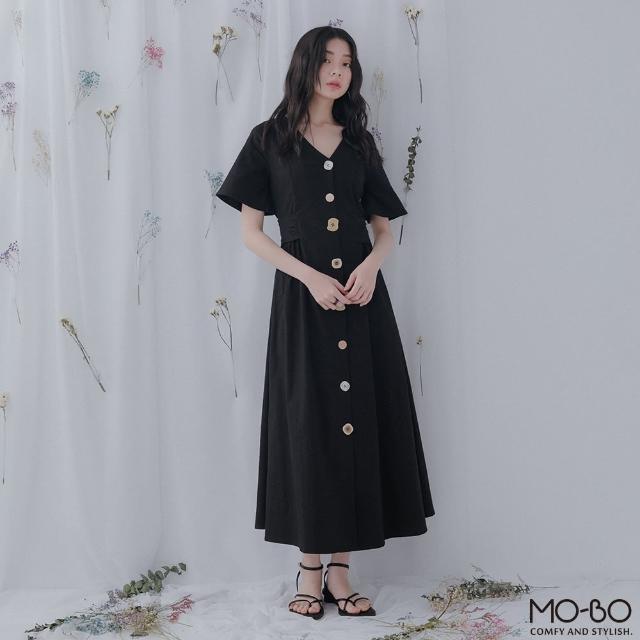 【MO-BO】浪漫序曲造型釦洋裝(洋裝)