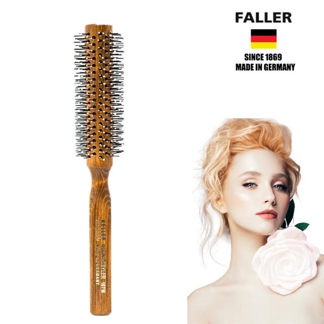 【FALLER 芙樂】德國製FSC 38MM耐熱纖維捲髮梳(捲髮梳/梳頭造型美容/女王禮物)