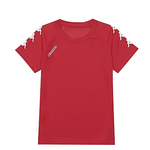 【KAPPA】時尚舒適型男吸濕排圓領衫(正紅 33162RWD18)