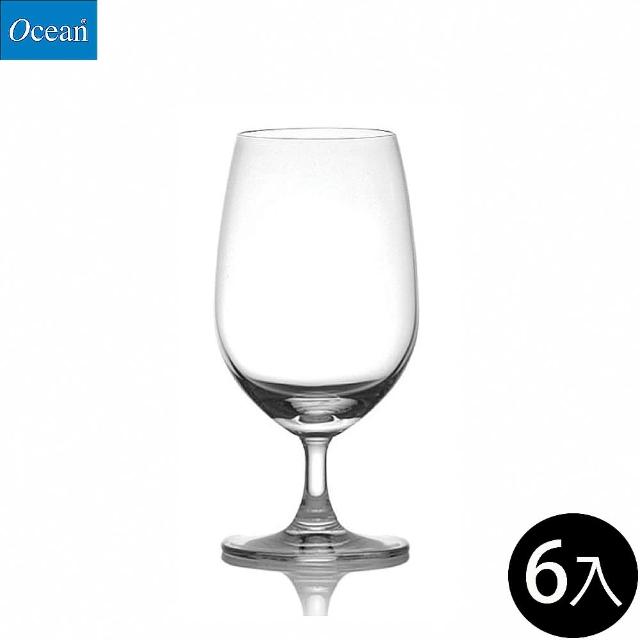 【Ocean】Madison 高腳玻璃杯/6入 425ml BAG15(玻璃杯)