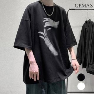 【CPMAX】韓版嘻哈潮流短袖圓領創意設計印花上衣(2色可選 短袖上衣 短袖T恤 圓領上衣 潮T 嘻哈上衣 T185)
