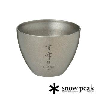 【Snow Peak】雙層鈦金屬清酒杯 TW-020(TW-020)