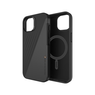 【Gear4】iPhone 13 Pro Max 6.7吋 D3O Brooklyn Snap 布魯克林-軍規4米防摔保護殼(黑色皮革磁吸款)