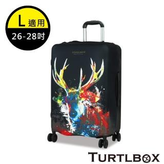 【TURTLBOX 特托堡斯】L號 托運套 託運套 防塵套 行李箱 防刮 耐磨(設計師款 任選)