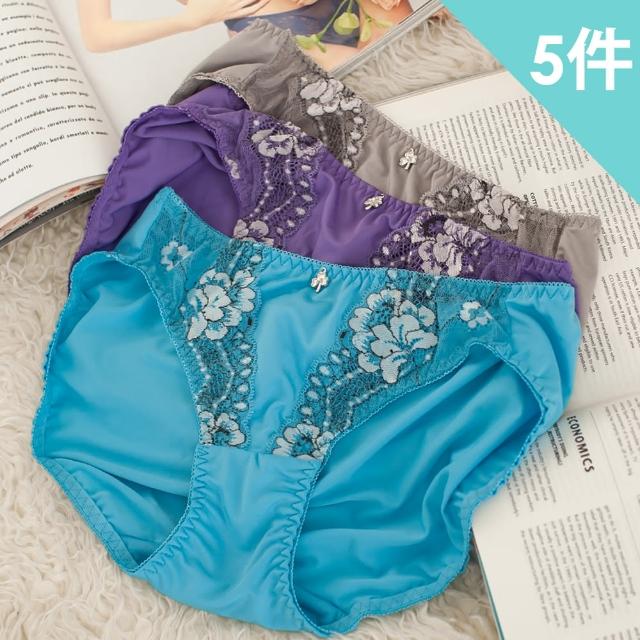 【魔莉莎】創造性感曲線蕾絲內褲5件組(K853)