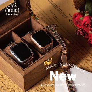 【蘋果庫Apple Cool】Apple Watch S7/6/SE/5/4 42/44/45mm 極細版經典光感不鏽鋼帶