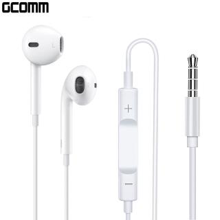 【GCOMM】iPhone/iPod/iPad Android 高品質低音立體耳機(含線控麥克風 白色 黑色)