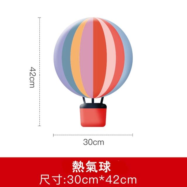 【Vanibaby】3D立體防撞壁飾(熱氣球)