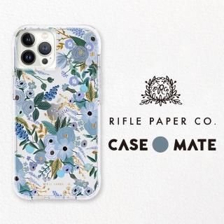 【CASE-MATE】iPhone 13 Pro Max 6.7吋 Rifle Paper Co. x CM 限量聯名款 抗菌防摔殼(花園派對 - 藍)
