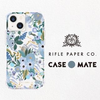 【CASE-MATE】iPhone 13 mini 5.4吋 Rifle Paper Co. x CM 限量聯名款 抗菌防摔殼(花園派對 - 藍)
