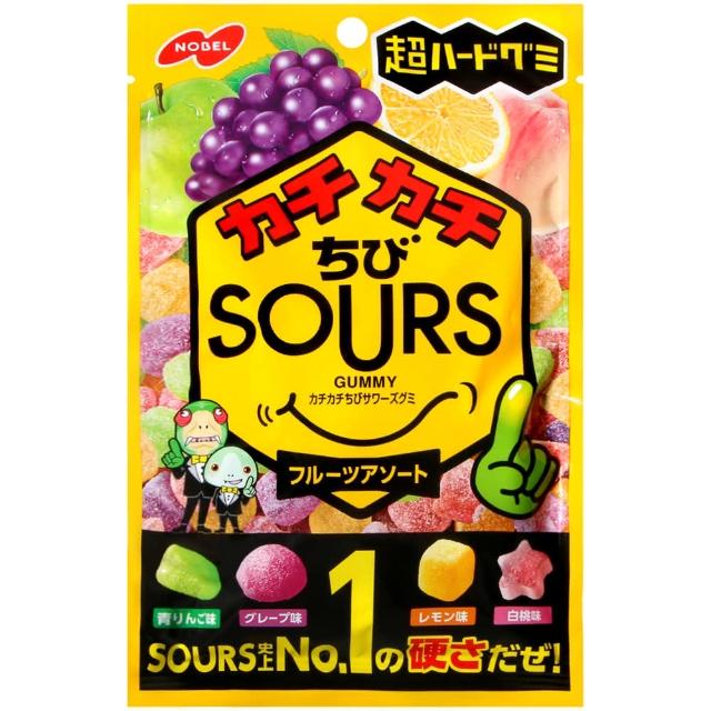 【Noble】迷你SOURS綜合水果風味軟糖(80g)