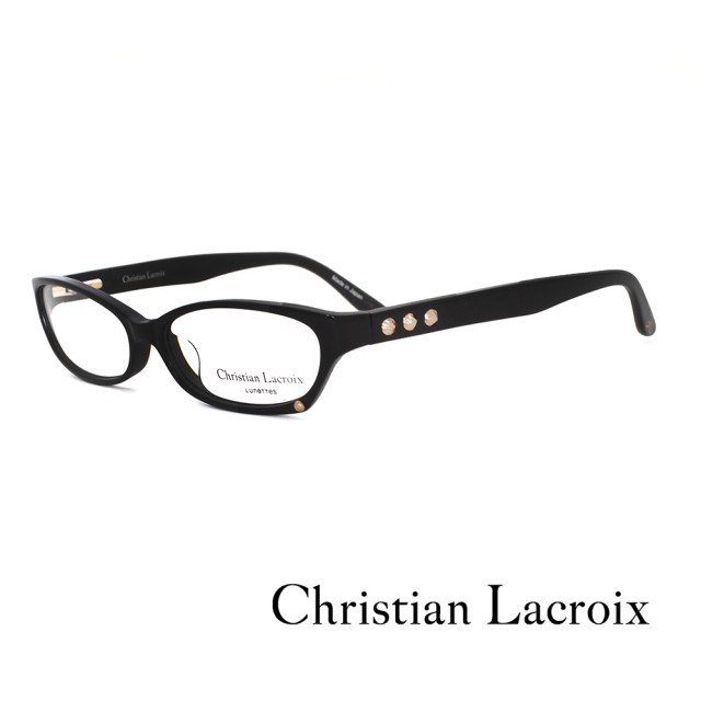 【Christian Lacroix】法式個性鉚釘光學眼鏡(黑 - CL1001-001)