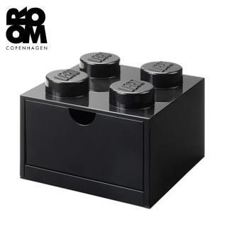 【Room Copenhagen】樂高 LEGO 樂高桌上型四凸抽屜收納箱-黑色(40201733)