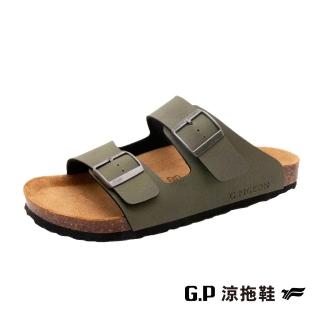 【G.P】男款雙帶柏肯鞋M391-綠色(SIZE:40-44 共二色)