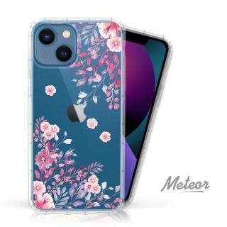 【Meteor】iPhone 13 mini 5.4吋 奧地利彩鑽空壓防摔手機殼(春日微風)